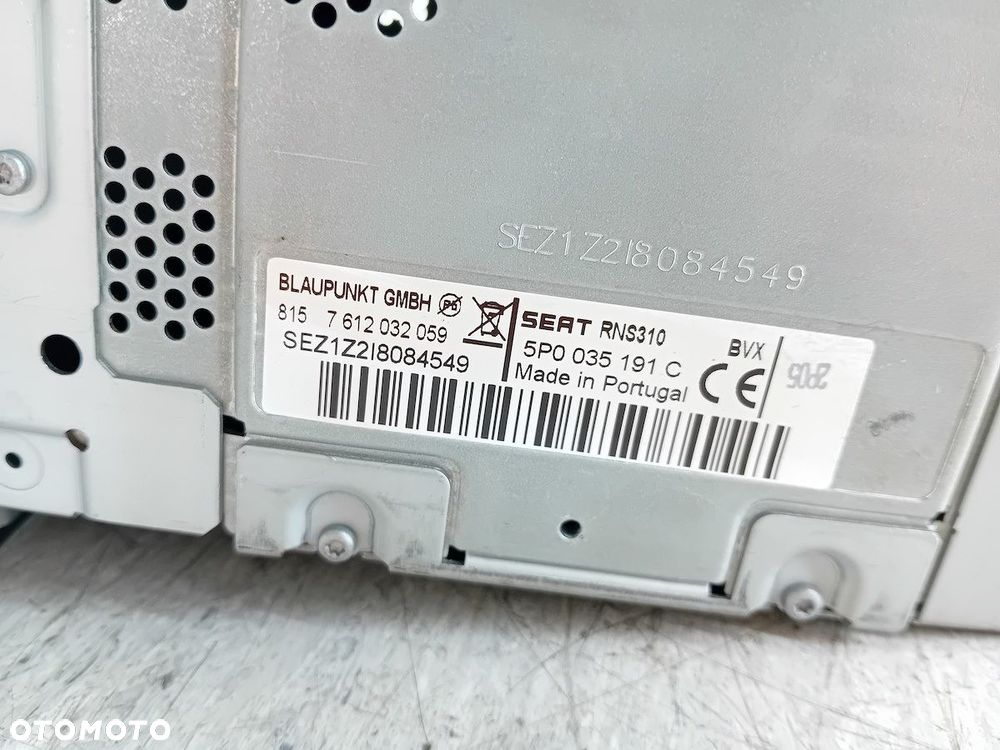 RADIO  SEAT LEON II 5P0035191C 7612032059 - 7