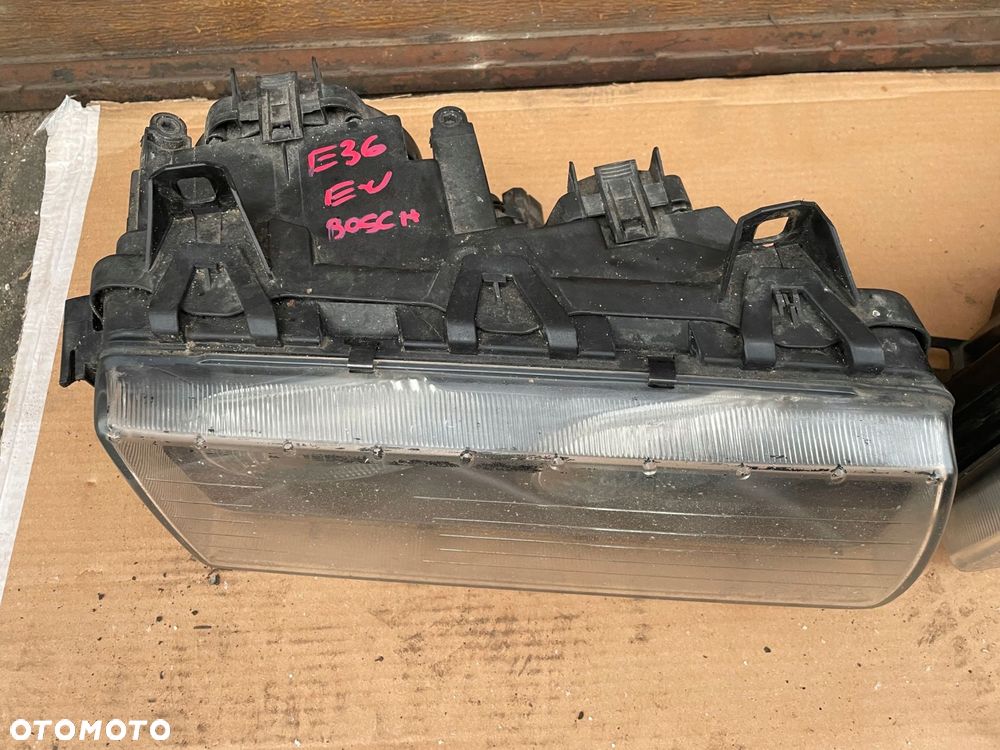 lampy przód bmw e36 coupe cabrio sedan kombi bosch soczewkowe europa - 4