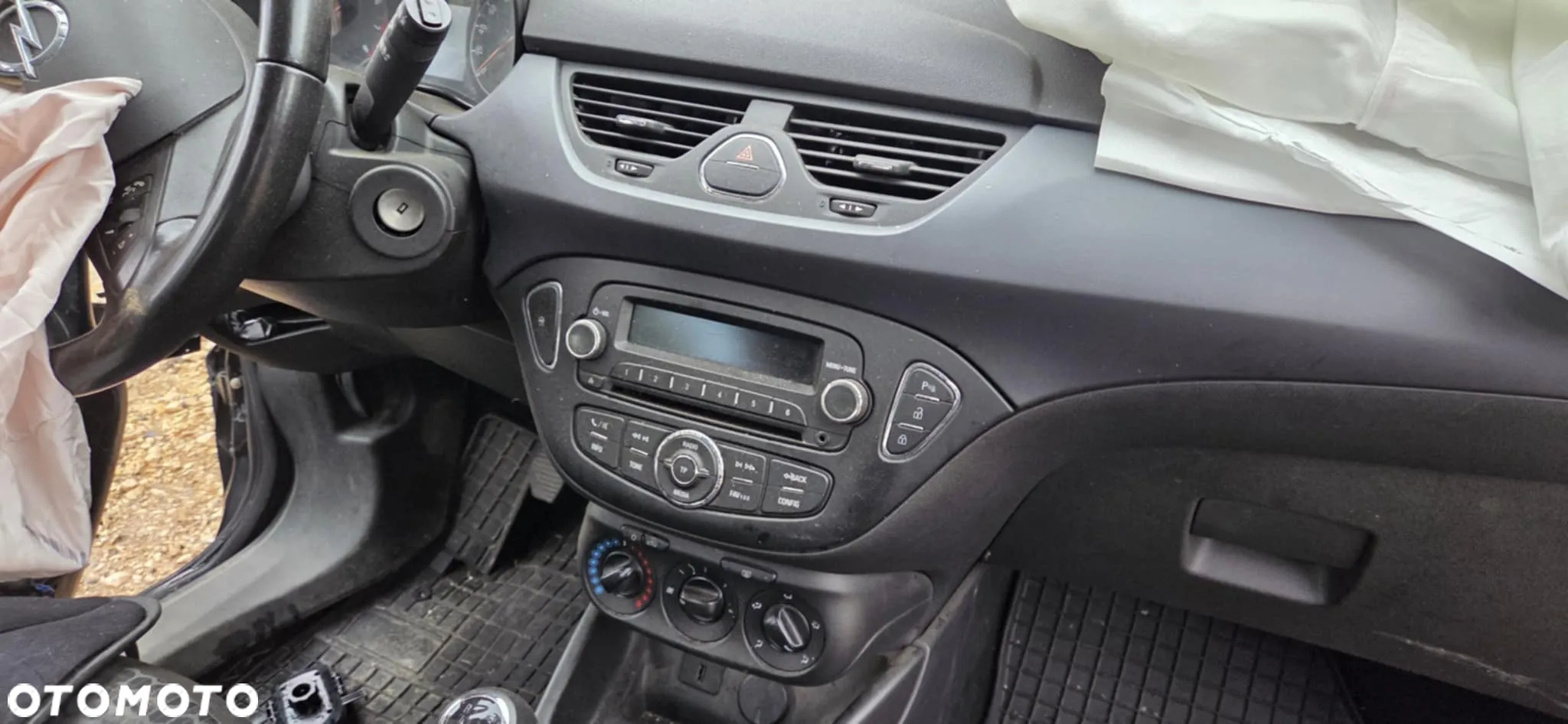 OPEL CORSA E półka tył roleta bagażnika 5 drzwi - 9