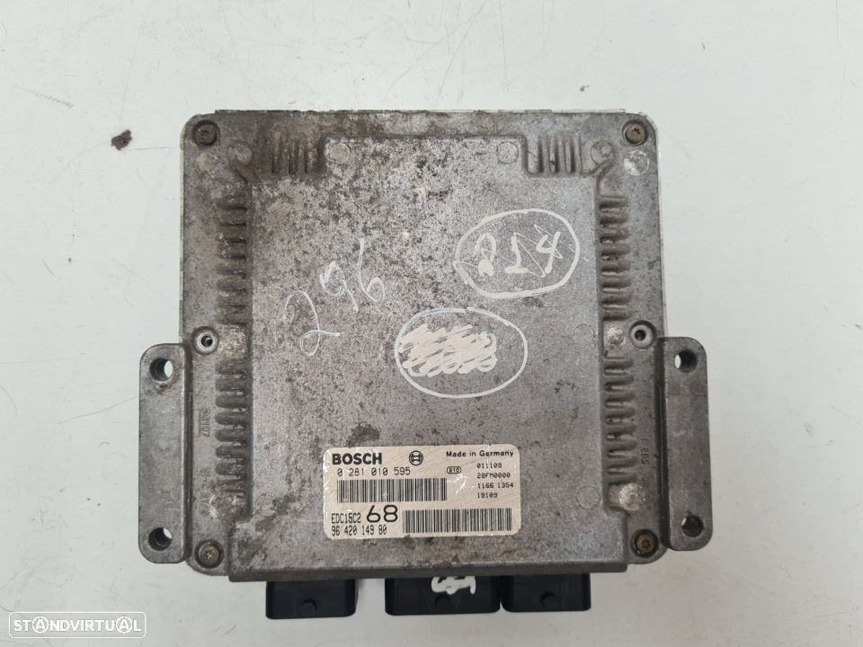 CENTRALINA BOSCH | REF. 96 420 149 80 - 0 281 010 595 | CITROEN XSARA PICASSO 2.0 HDI; - 2