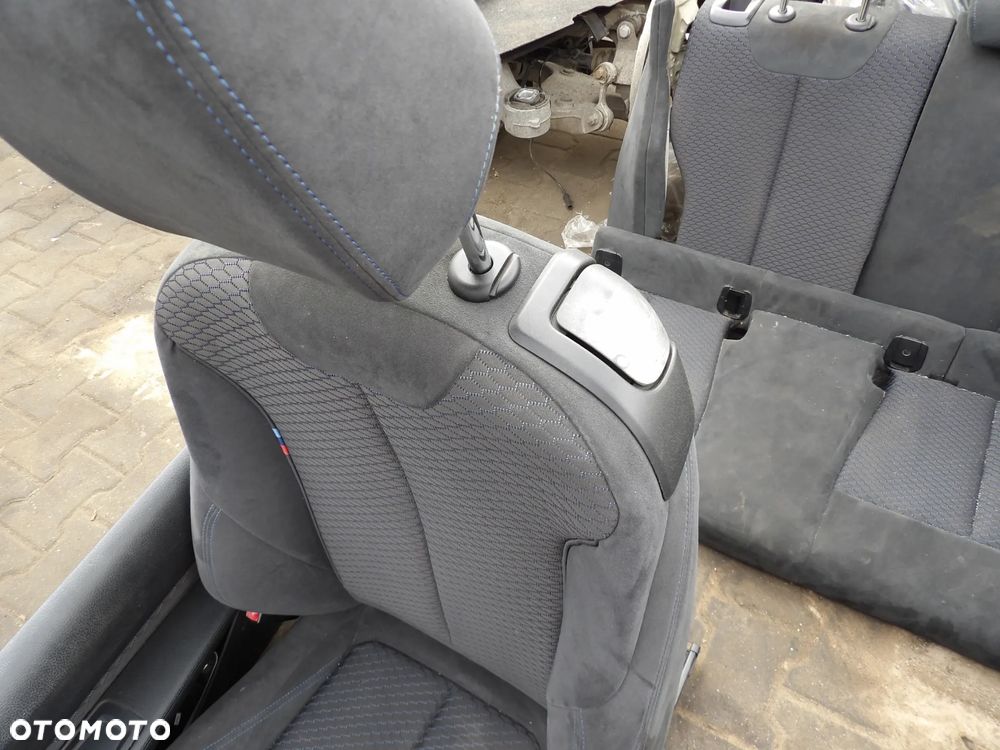 BMW - F21 - ALCANTARA - FOTELE - KANAPA - BOCZKI - KOMPLET - NIE OGRZEWANE - DEMONTAŻ - 4