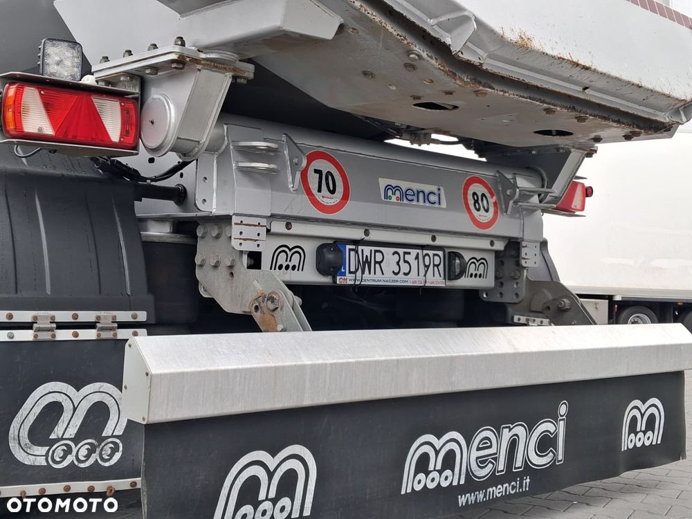 Menci Stalowa wywrotka 27m3, Elektryczny dach, Hardox - 8