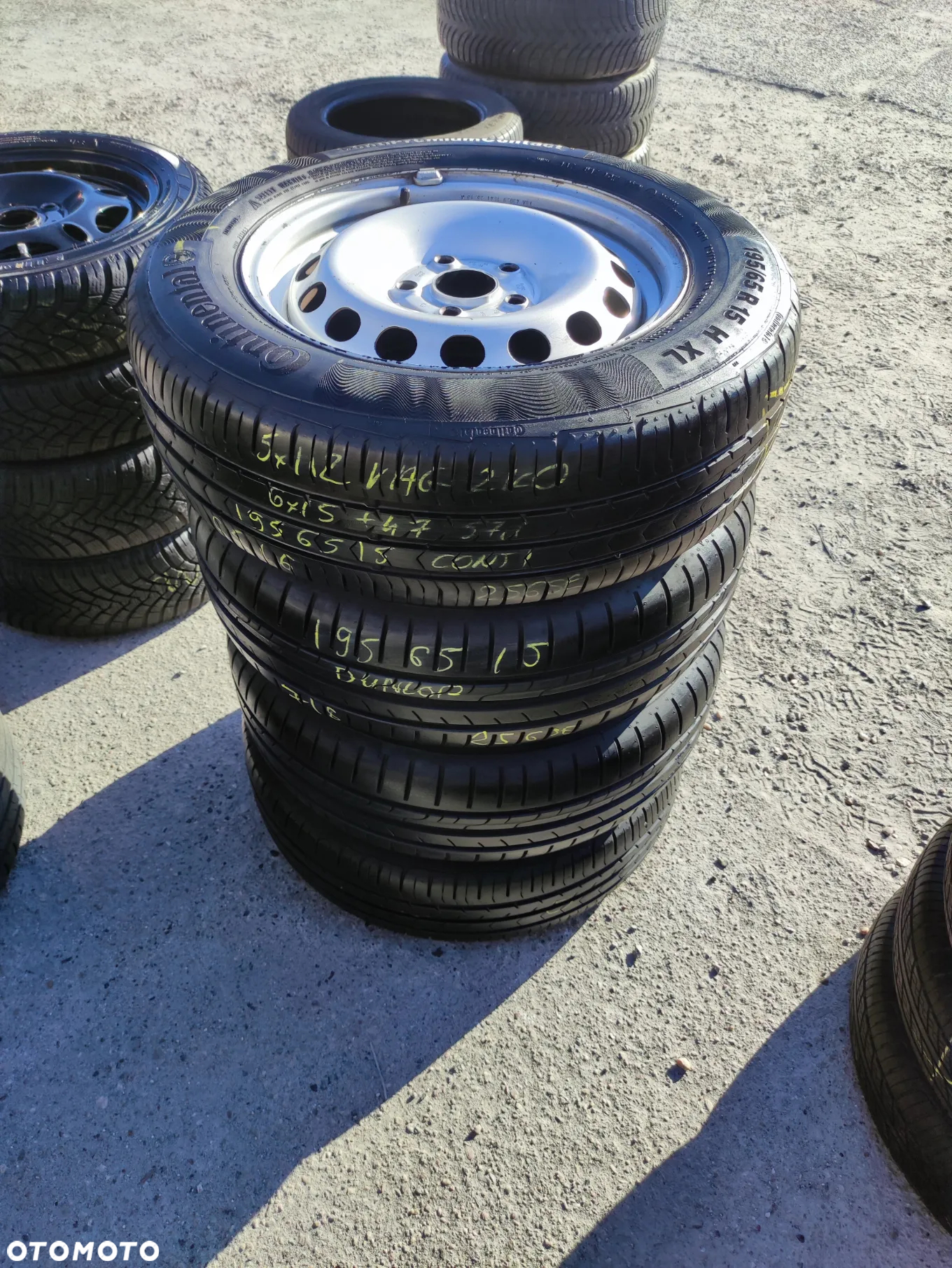 5x112 Felgi stalowe Stal 15 Koła Letnie Lato VW GOLF CADDY TOURAN SHARAN AUDI A4 B5 B6 A6 C5 SEAT LEON TOLEDO ALHAMBRA ALTEA SKODA OCTAVIA Passat B5 195/65 7mm Legnica ALU-RAD - 7