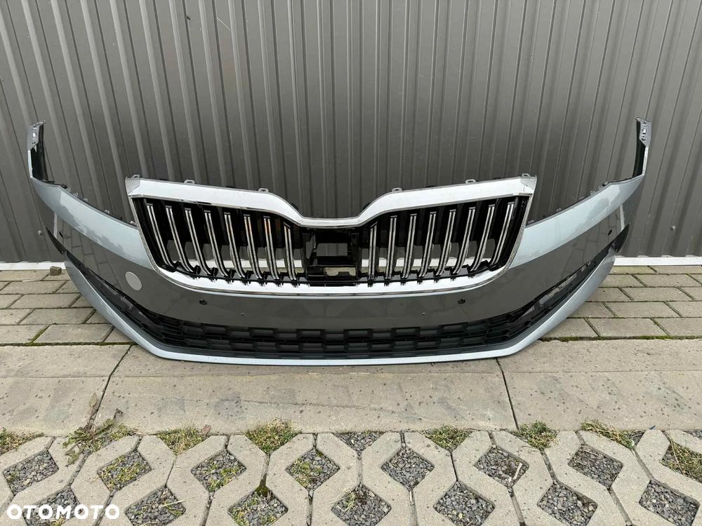 Skoda SuperB III Lift Zderzak Przód Przedni Kompletny Radar 4xPDC LF7M 19-23 - 1