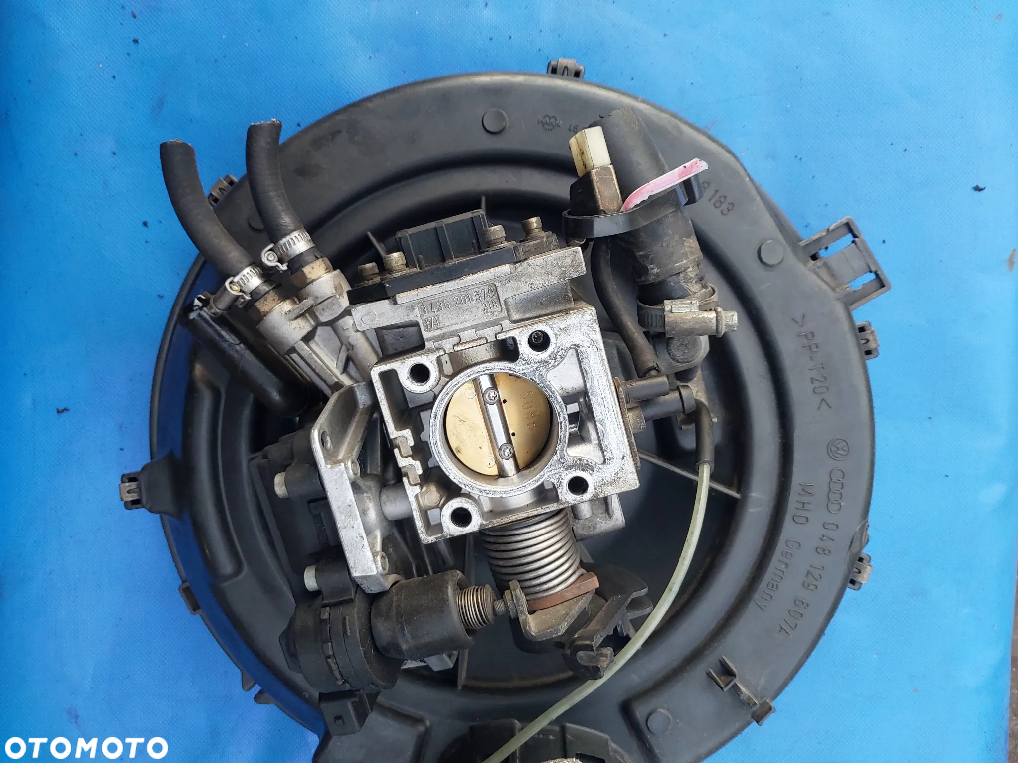 Wtrysk Audi 80 B4 91-96 2.0 Monowtrysk gaźnik przepustnica KOMPLET 3435201579 Bosch 0132008601 Volkswagen Passat Sirocco Corrado KOMPLETNY GWARANCJA - 5