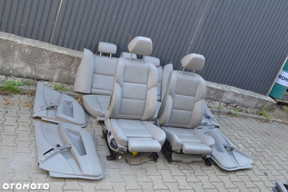 BMW E61 FOTELE SKÓRY KANAPA BOCZKI MPAKIET KOMPLET ANGLIK podgrzewane - 1
