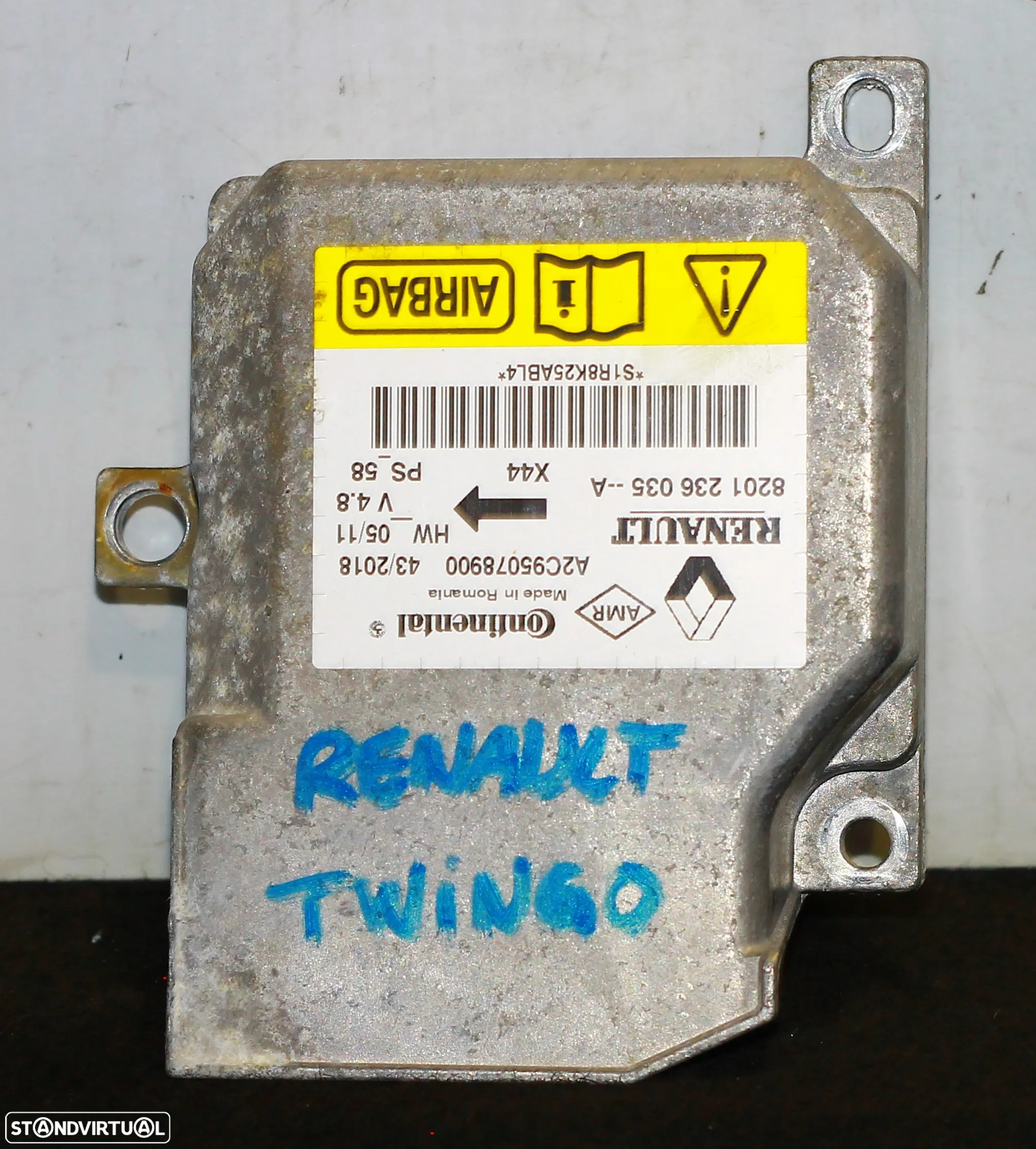 CENTRALINA DE AIRBAG RENAULT TWINGO - 2