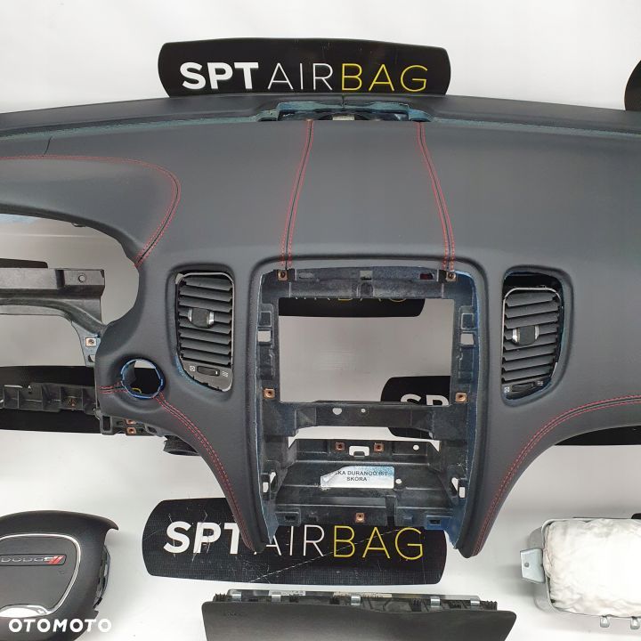 DODGE DURANGO RT DESKA ROZDZIELCZA KONSOLA KOKPIT PULPIT PODUSZKI AIRBAG AIR BAG PASY KIT SET - 3