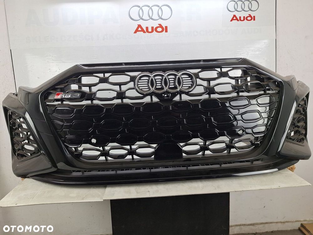 ZDERZAK AUDI RS3 RS-3 8Y 2019-2024 ORYGINAŁ OE NOWY MAX KOMPLETNY - 1