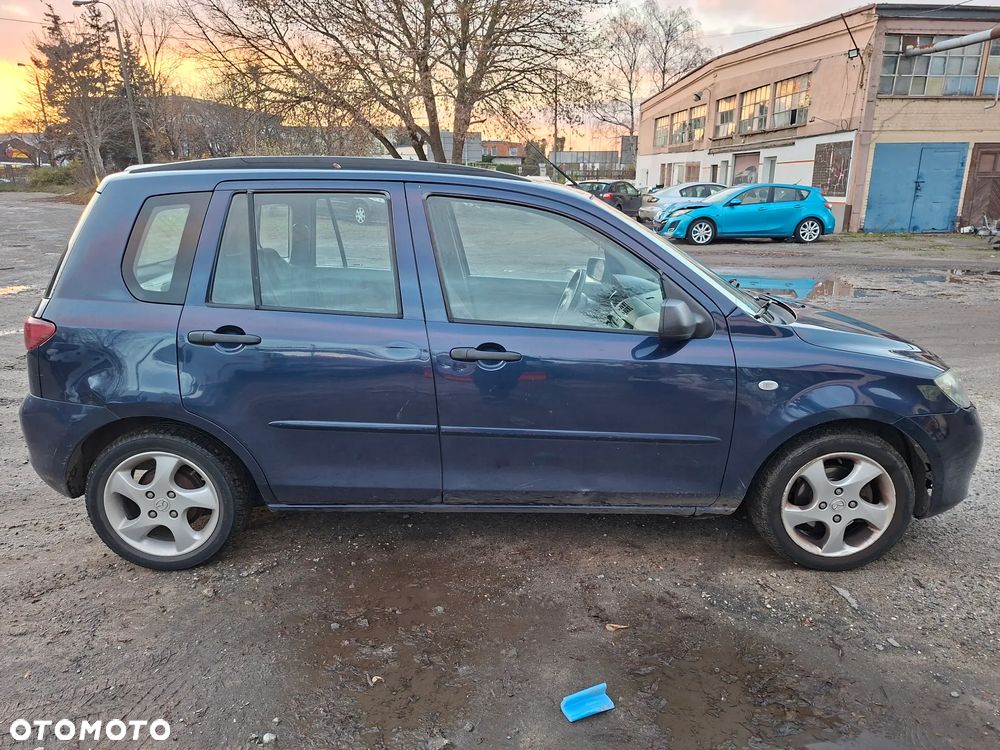 Drzwi przednie Lewe MAZDA 2 DY 02-07 KOLOR 27R NIEBIESKIE - 3