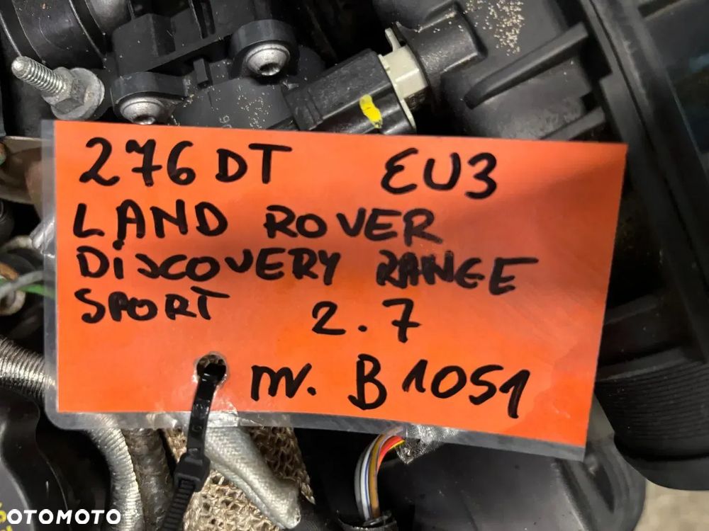 276DT kompletny silnik 2.7 TD TDV6 Range Rover Sport LAND ROVER DISCOVERY - 3