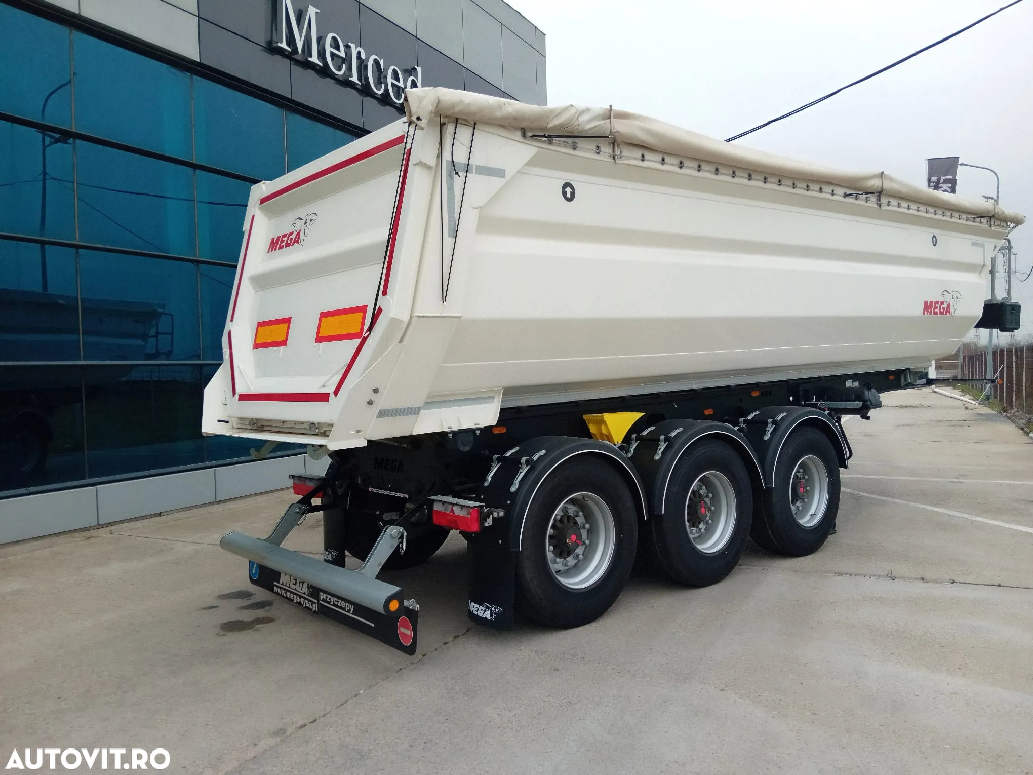 Mega 28m3 BASCULABILA,BALAST,HARDOX–NOUA/TOP! - 4