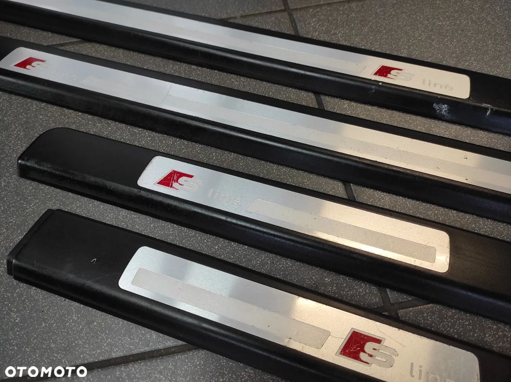 LISTWY NAKŁADKI PROGOWE AUDI A3 8P S-LINE 5 DRZWI SPORTBACK WYSYŁKA !!!! - 5