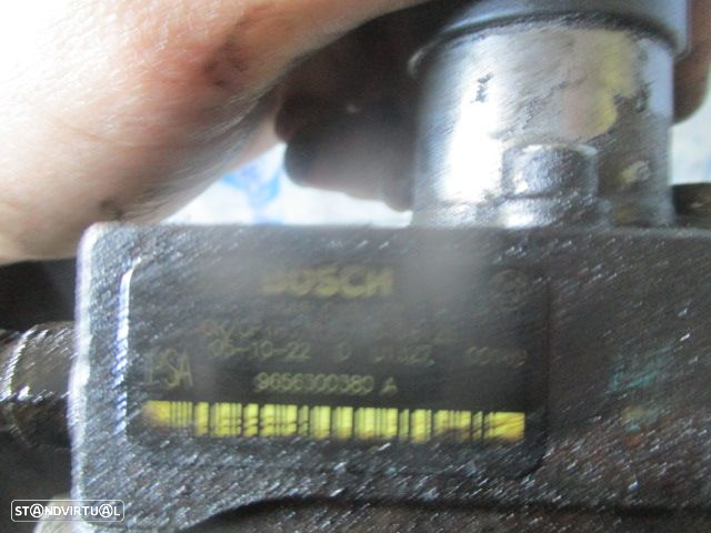 Bomba Injectora 9656300380A 0445010102 PEUGEOT 307 SW 2005 1.6Hdi BOSCH   PEUGEOT PARTNER 2007 1.6HDI 90CV 3P BRANCO BOSCH - 4
