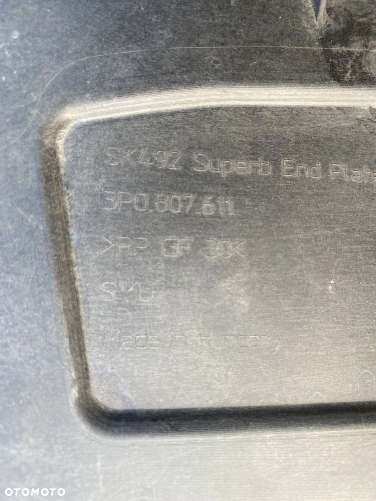 OSŁONA MATA POD ZDERZAK SKODA SUPERB IV 3P0807611 - 3