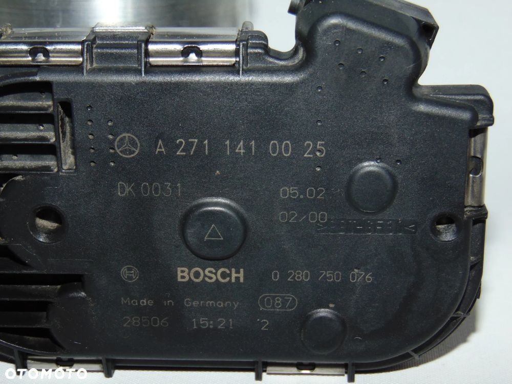 ORYGINAŁ przepustnica A2711410025 0280750076 Mercedes W203 W211 C E Klasa W209 CLK R171 SLK 1.8 Kompressor - 2