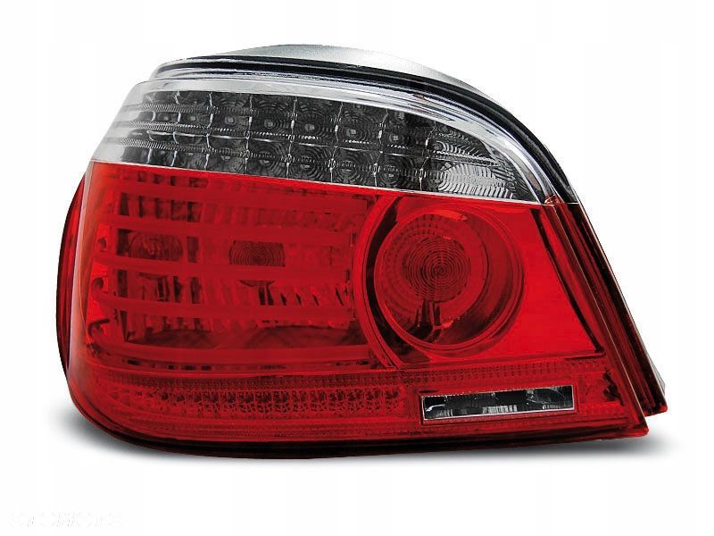 Lampy Tylne Diodowe Bmw E60 Sedan 03-07 Red White Led Depo - 1