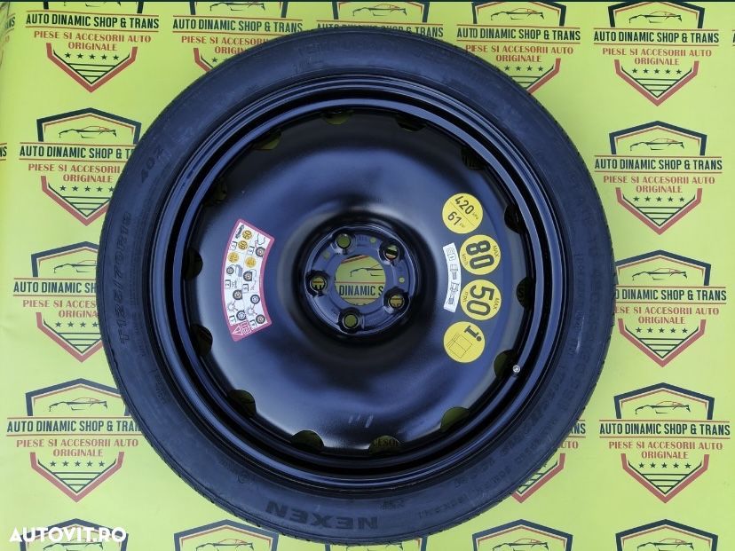 Roata rezerva compatibila BMW 125/70/19 5X112 G30 G31 X2 X3 X4 G01 G02 - 1