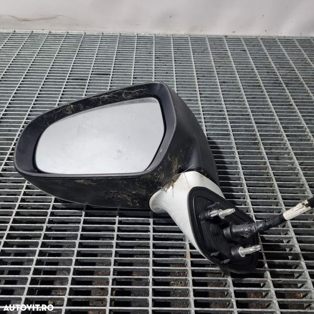 Oglinda stanga Suzuki SX4 S - Cross II 2013 - 2016 4 Usi Alb ZNL (1410) Cu rabatare ... - 2