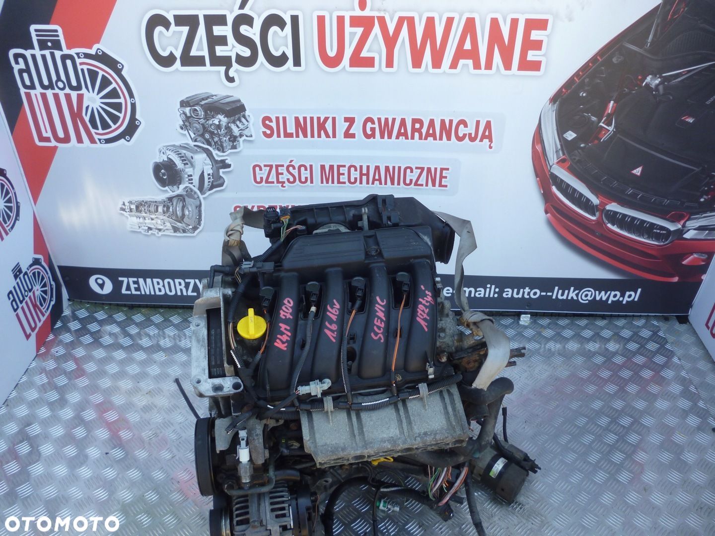 SILNIK RENAULT SCENIC 1.6 16V K4M700 172 TYS - 1
