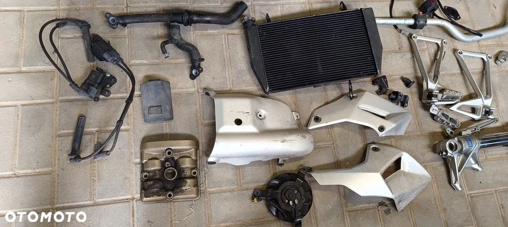 DUCATI MULTISTRADA 1200 Lagi Zawieszenie OHLINSPÓŁKA CHŁODNICA KIEROWNICA OSŁONA WAHACZ SET - 13