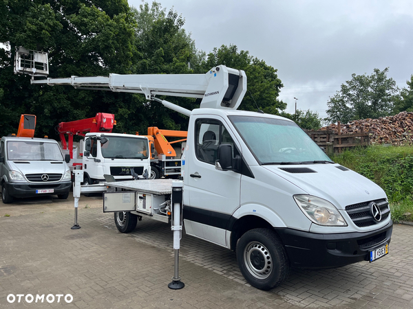 Mercedes-Benz Podnośnik Koszowy Zwyżka Klima Ruthmann TB220 22 metry 14 w Bok Udt jak Wumag Multitel Gsr