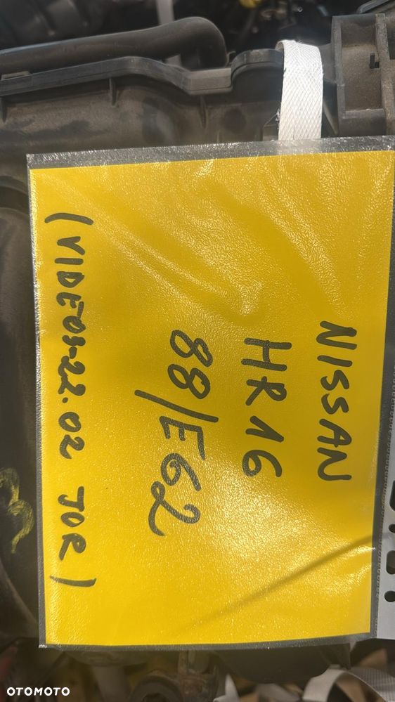 Nissan HR16 1.6 benzyna silnik kompletny z pełnym osprzętem gotowy do montażu VIDEO PRACY SILNIKA - WHATSAPP LUB LINK W OPISIE - 6