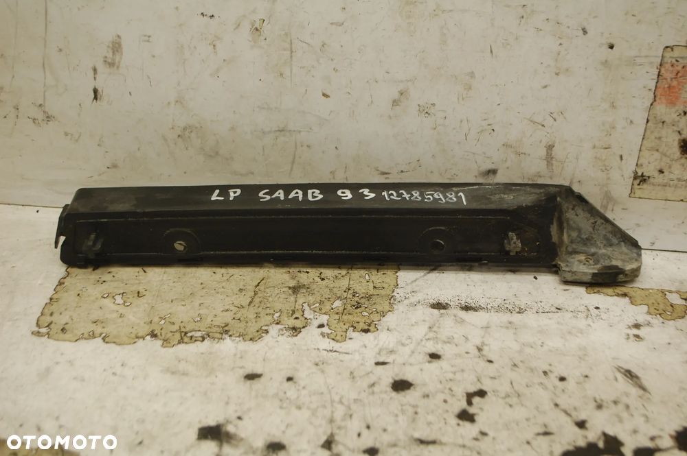 ŚLIZG MOCOWANIE ZDERZAKA LEWY PRAWY PRZÓD PRZEDNIE SAAB 93 9-3 II 02-07R. 12785981 12785982 - 2