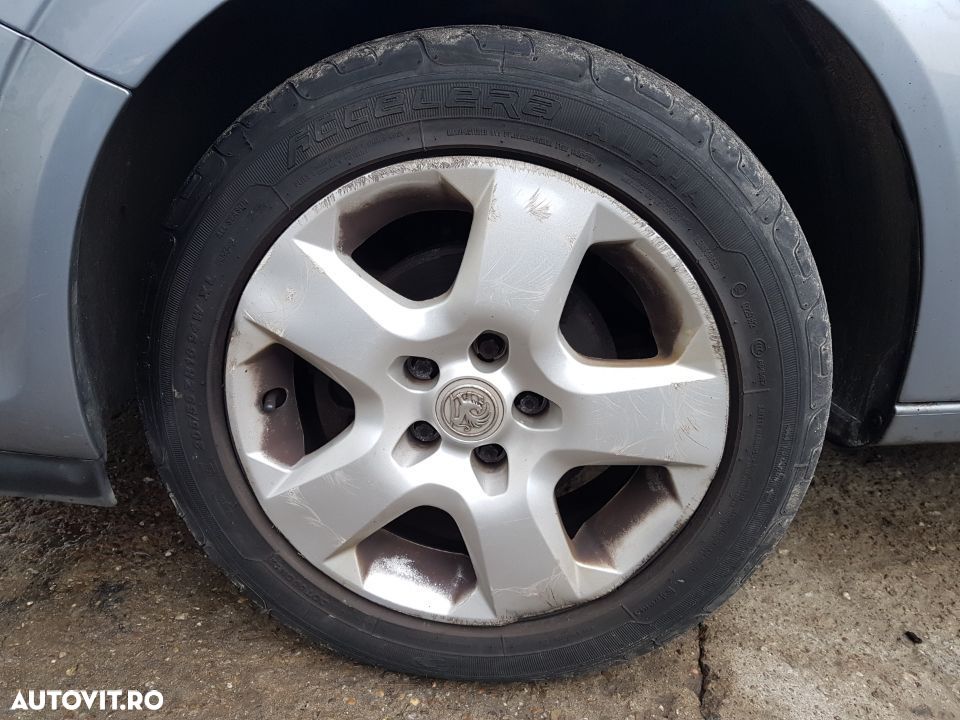 Set 4 Jante Tabla cu Capace Originale Opel Astra H 16 inch 2004 - 2010 205 55 16 - 2