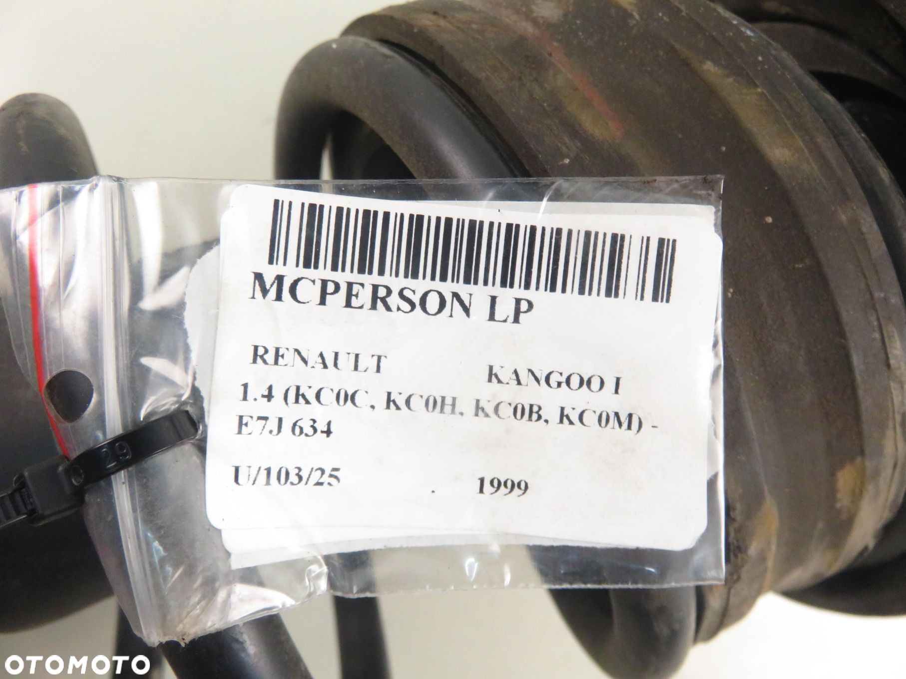 MCPERSON LEWY PRZEDNI RENAULT KANGOO I 1.4 8V 75 - E7J 634 AHR121MT - 7