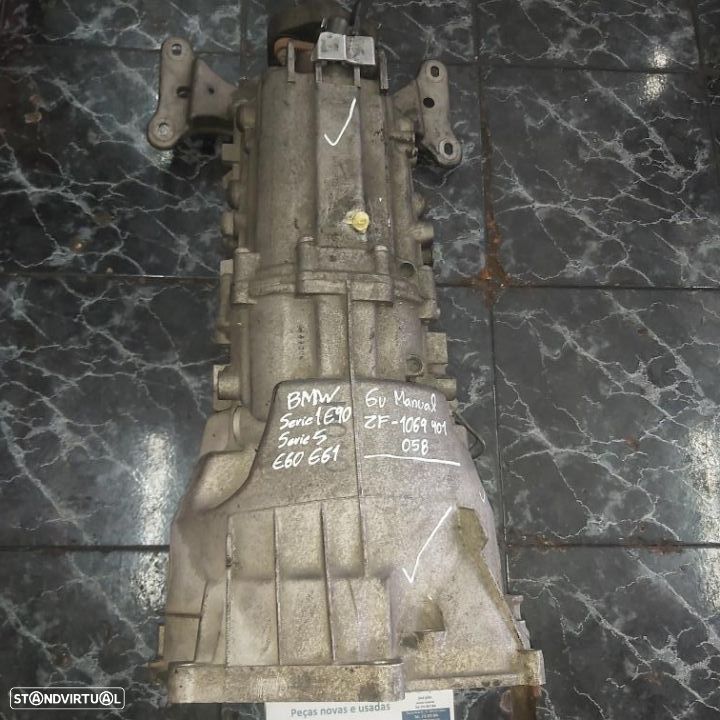 Caixa velocidades manual Bmw Serie1 Serie5 E60 E61 E90 6v   Ref: ZF 1069 401 058   ZF1069401058 - 2