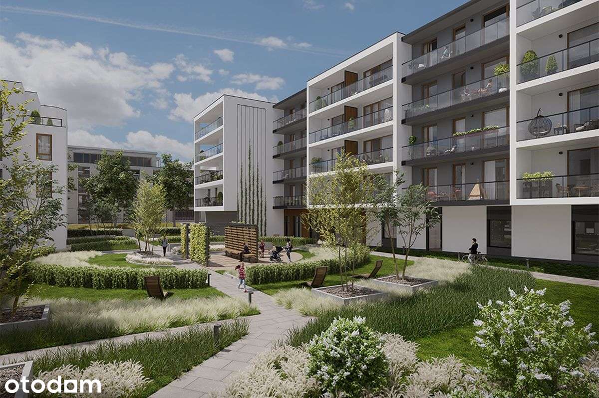 2-pokojowe mieszkanie 47m2 + loggia
