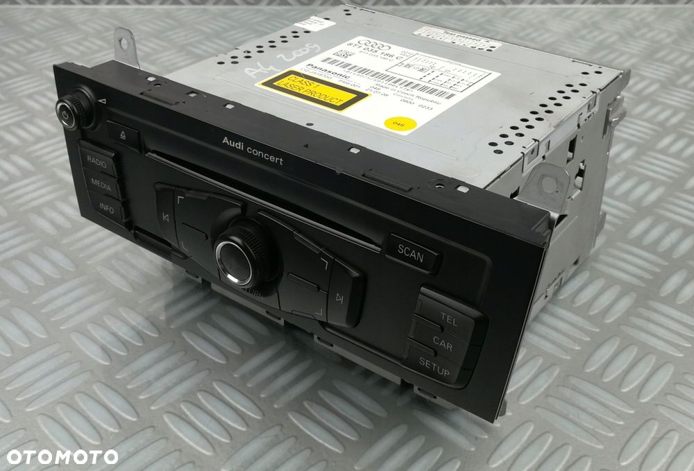 8T1035186C CQ-JA1870G PANASONIC radio fabryczne CD FM AUDI CONCERT A4 B5 A5 - 2