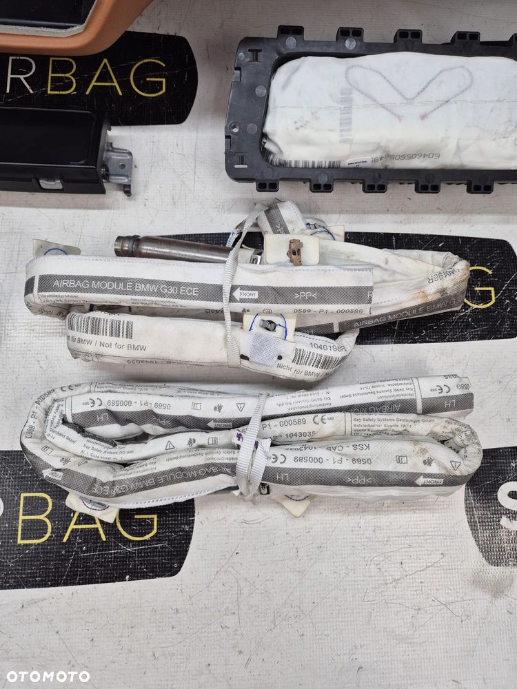 G32 SERIA 6 KOKPIT DESKA KONSOLA PULPIT PODUSZKA AIRBAG AIR BAG PASY KIT SET - 11