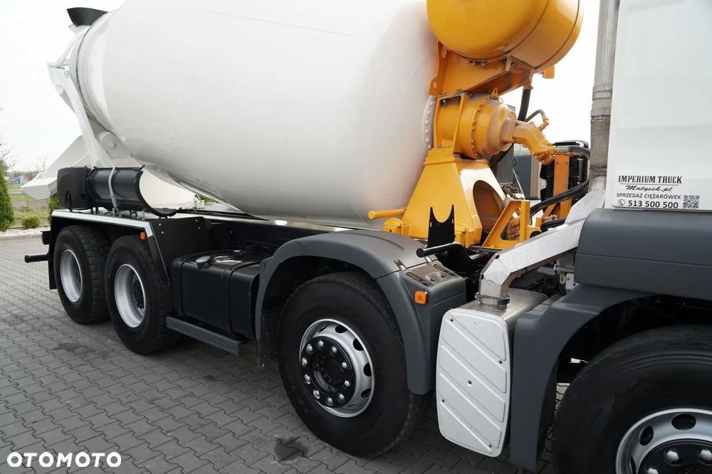 MAN TGS 32.400 / 8x4 / BETONOMIESZARKA SCHWING STETTER  / GRUSZKA 9M3 / KAMERA COFANIA - 14