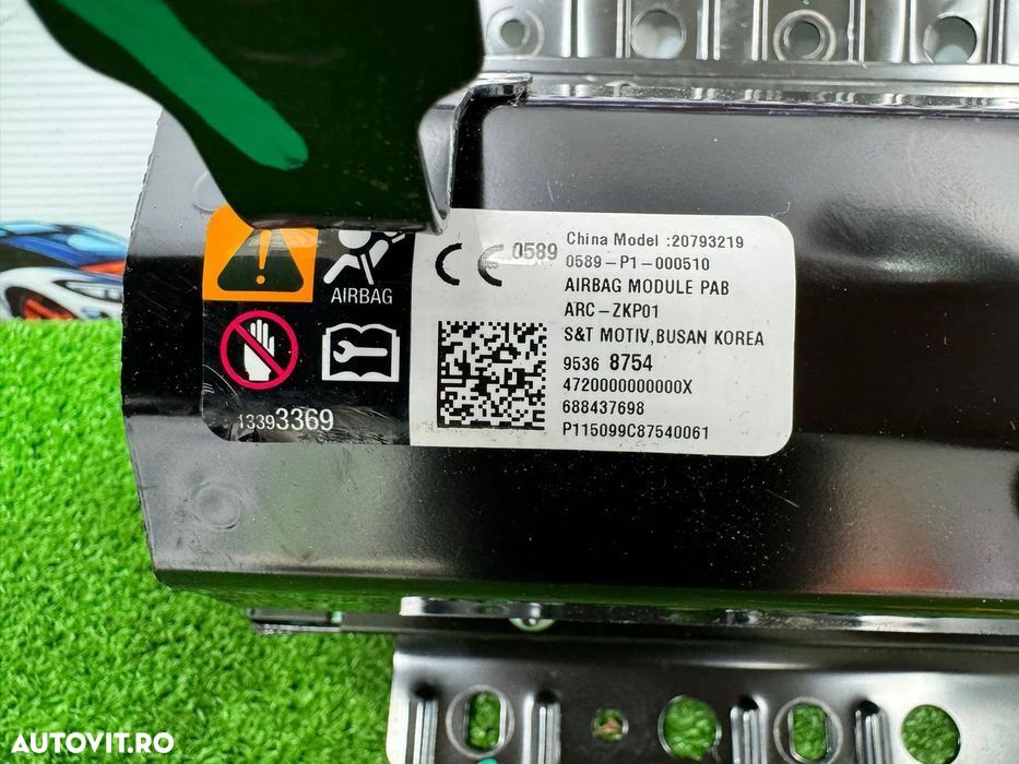 airbag pasager opel antara cod: 20793219 2006-2017 - 3