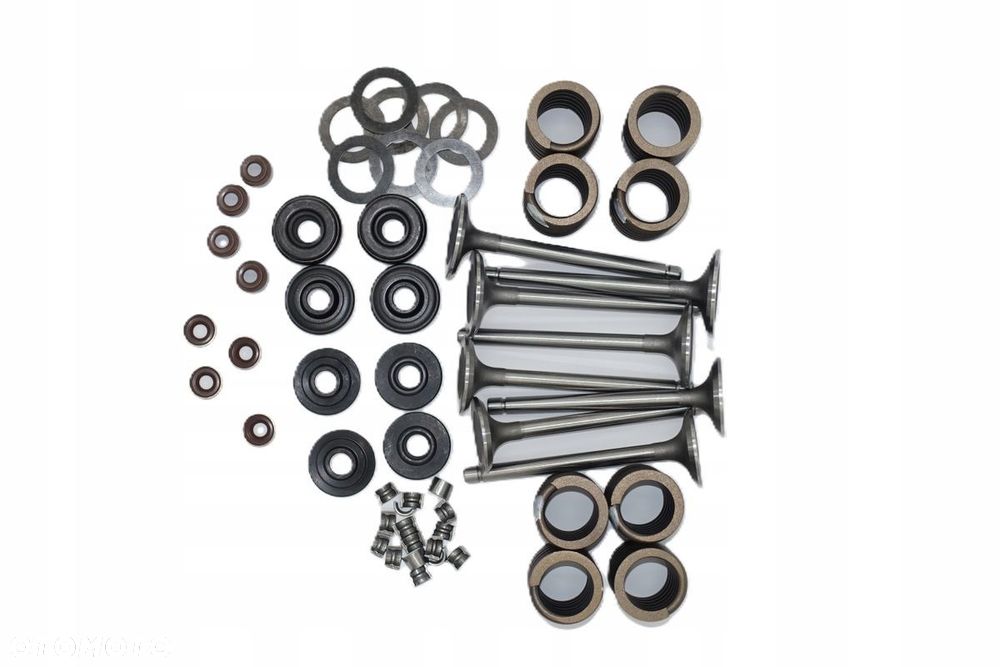 TOYOTA 3Y 4Y ZAWORY SPREZYNY ZAWOROWE MISECZKI PODKLADKI USZCZELNIACZE - 2