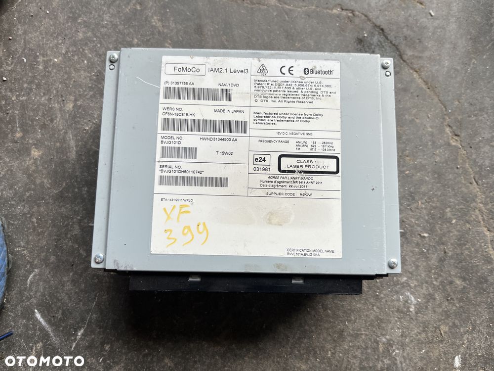 Radio  Jaguar XF250 - 1