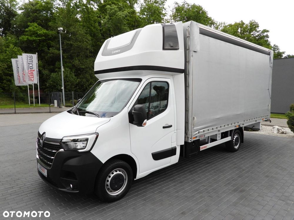 Renault MASTER  PLANDEKA 10 PALET TEMPOMAT LEDY PNEUMATYKA KLIMATYZACJA  165KM - 7