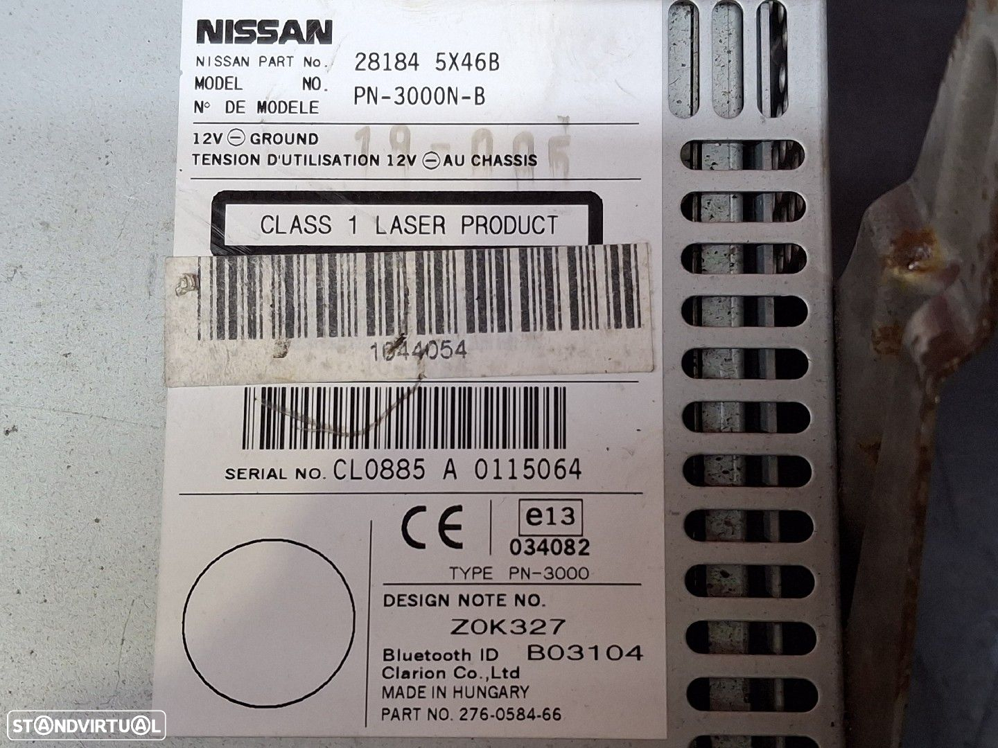 Radio Nissan Np300 Navara (D40) - 3