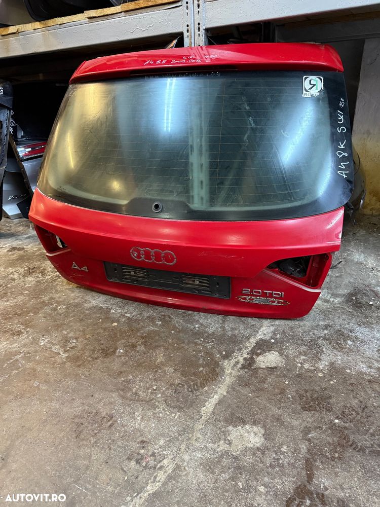 Haion complet AUDI A4 B8 8K combi an 2009-2015 cu luneta, stergator si ornamente - 6