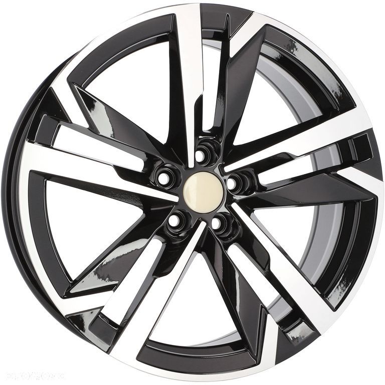 4x Felgi 17 m.in. do SEAT SKODA Fabia Kamiq Praktik Rapid Scala VW Polo Tcross Taigo - FBX254 - 9