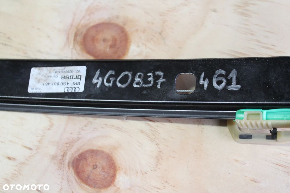 MECHANIZM SZYBY LEWY PRZEDNI AUDI A6 C7 LIFT 4G0837461 2016 - 4