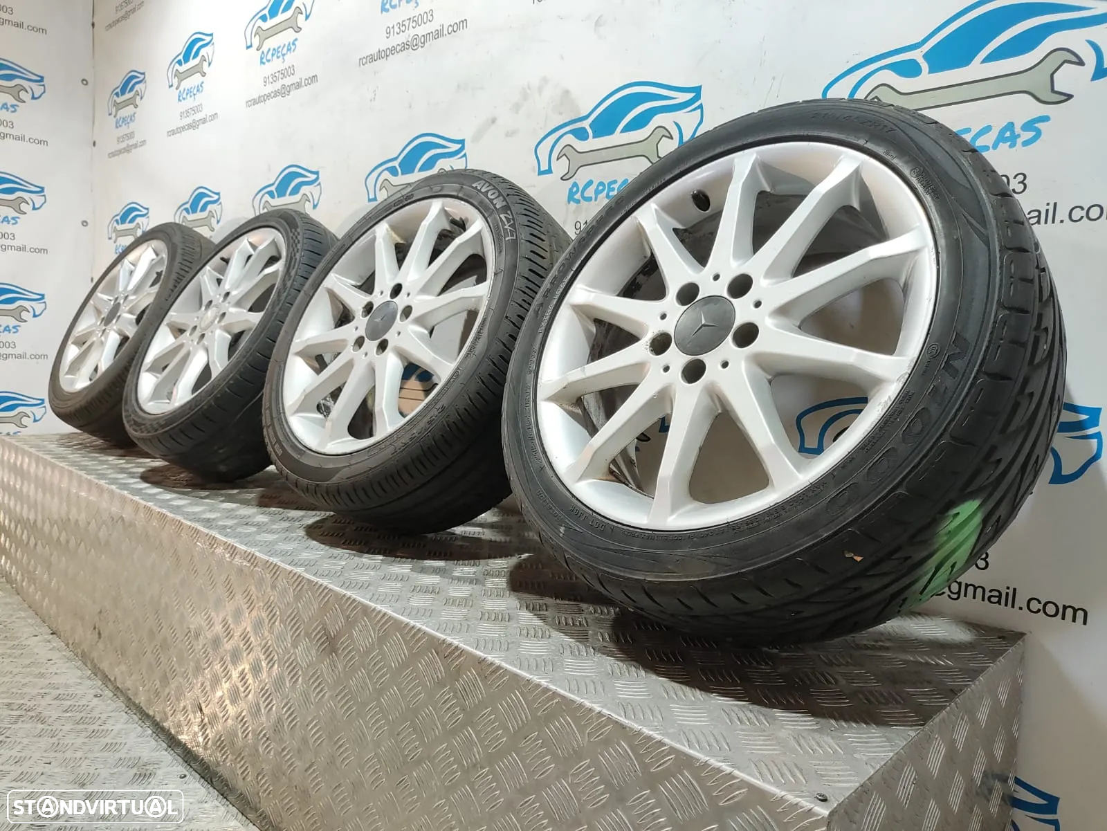 Jantes 17 originais MERCEDES BENZ CLASS A W169 7J ET49 5x112 - 3