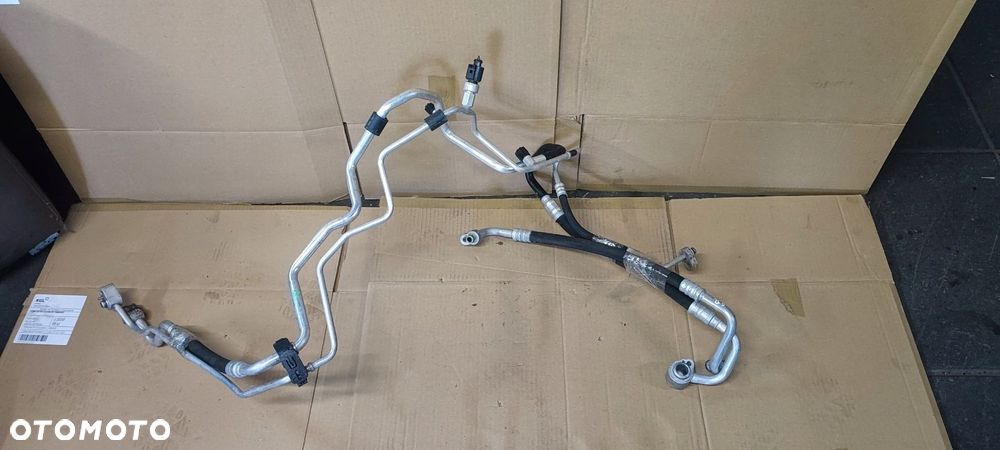 VW POLO V 6R 09-14r. RURKI PRZEWODY KLIMATYZACJI KOMPLET 1.2 BENZYNA - 1