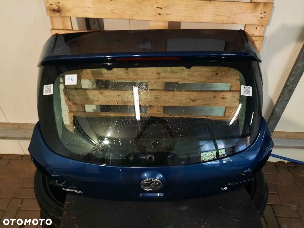 ^ KLAPA TYŁ TYLNA BAGAŻNIKA OPEL ASTRA J 4 IV Z22A MORSKA BŁĘKITNA 5D 5 DRZWI HB - 6