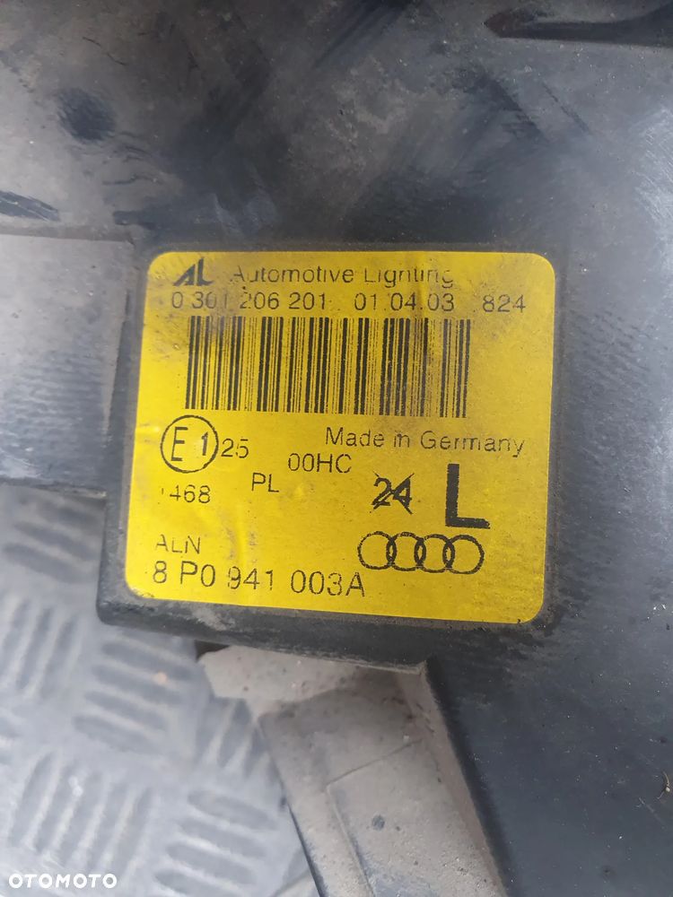 Audi A3 8P Lampa Lewy Przód 8P0941003A EUROPA - 3