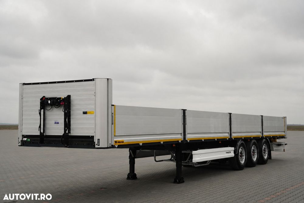 Wielton REMORCA SEMIREMORCĂ DECAPOTABLE / DE CONSTRUCȚIE / NOUĂ / 2026 / DISPONIBILĂ IMEDIAT/ PENTRU CONSTRUCTIE / NOU / DISPONIBIL Imediat / GREUTATE: 3800 KG / JANTE ALIE - 1