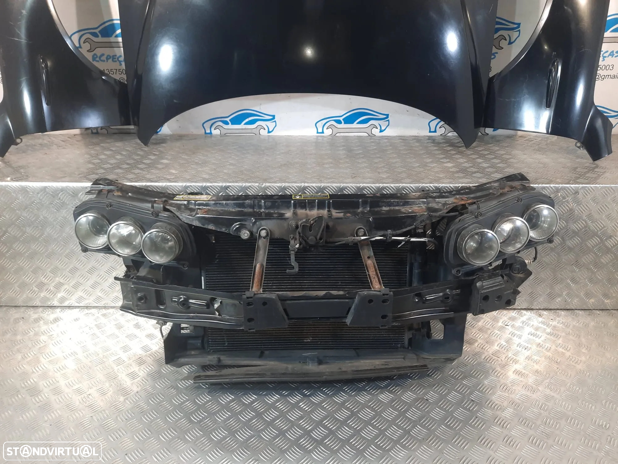 .FRENTE COMPLETA ALFA ROMEO 159 TI BRERA SPIDER 939 CAPOT PARACHOQUES GUARDA-LAMAS OTICAS XENON RADIADOR VENTILADOR FRENTE FIBRA REFORÇO - 12