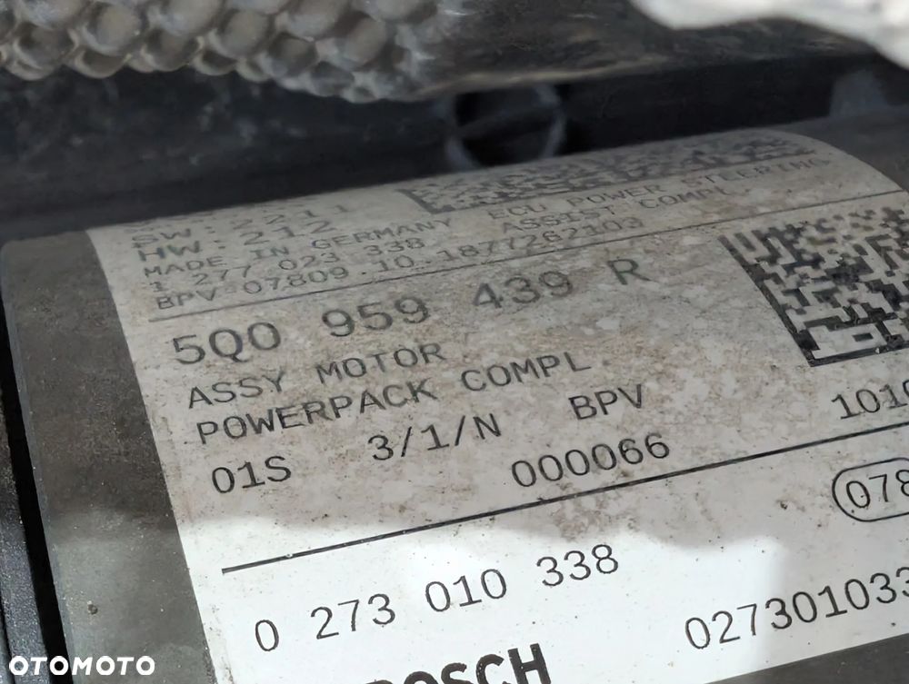 VW TIGUAN III TOURAN III MAGLOWNICA PRZEKŁADNIA KIEROWNICZA 5WB423105 5Q0959439R EUROPA - 6